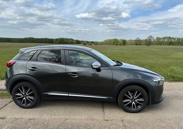 Mazda CX-3 cena 86900 przebieg: 51951, rok produkcji 2018 z Konin małe 121